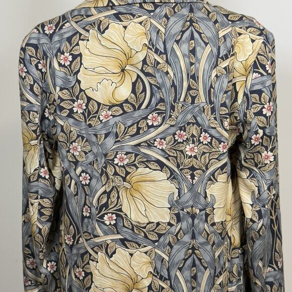 Morris & Co x H&M Sz. 2 Pimpernel Floral Art Nouveau Jacket Blazer - Picture 6 of 15